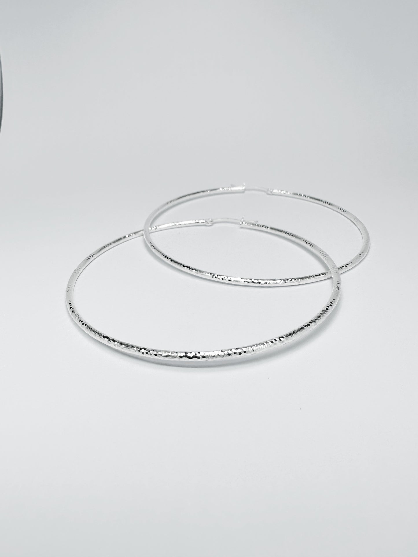 HOOP Diamantada XL Plata