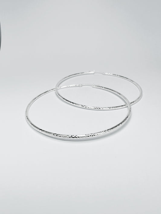 HOOP Diamantada XL Plata