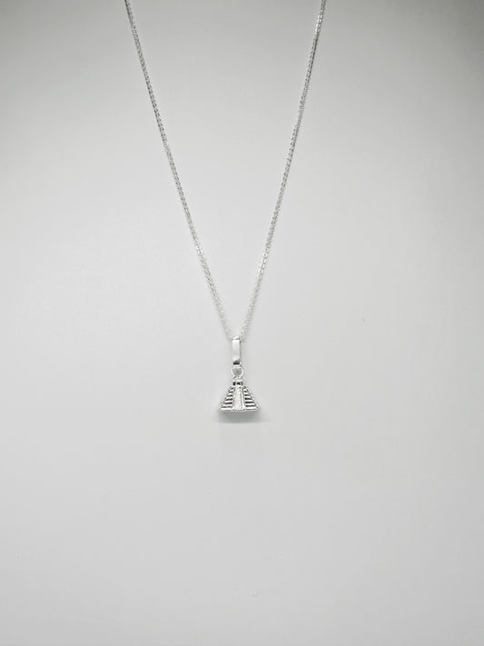 "Chichen Itza" Silver Necklace